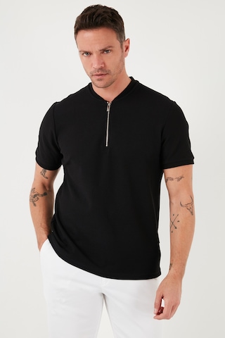 Buratti Pamuklu Regular Fit Yarım Fermuarlı Erkek T Shirt 5902653 Siyah
