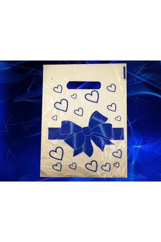 Nazar Boncuk Baskılı Elgeçme Poşet 20X30 Cm 20X30 Cm 100 Adet. Nazar