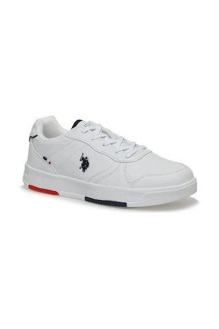 U S Polo Assn Andrei Erkek Ayakkabi Beyaz