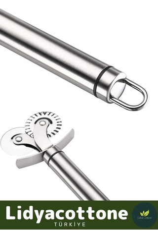 Çift Başlıklı Hamur Ruleti Pizza Kesme Aparatı Mantı Kesme Bıçağı