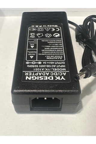 48 Volt 3 Amper Adaptör 48 V 3 A 5.5 Mm 2.5 Mm Adaptör