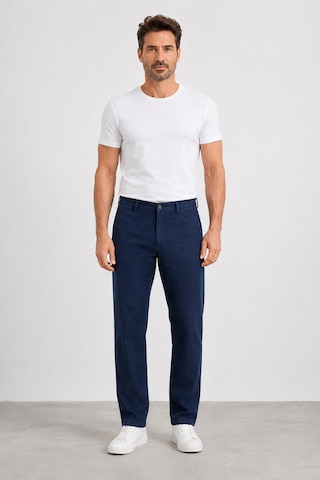 Bihan Store Erkek Yan Cep Esnek Tensel Kot Pantolon 2184-mavi