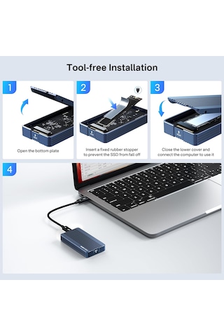 Acasis TBU405AIR Thunderbolt 4 Disk Kutusu