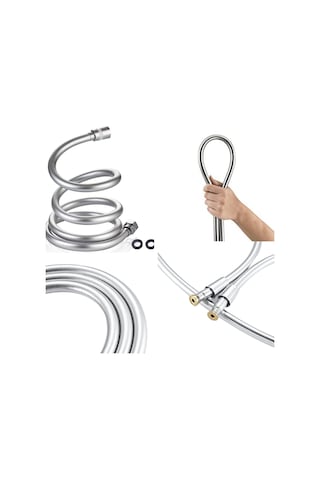 Qianfan Glee Turbo 5 Fonksiyonlu Duş Seti - Yüksek Basınçlı Duş Krom