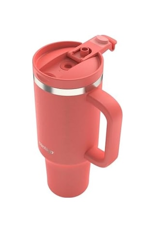 Üniseks Yetişkin Streeterville Tumbler Pipetli Yalıtımlı Su Şişesi, 1.2l, Mercan