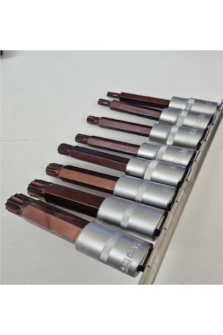 Arm 1/2 Uzun Lokmalı M Diş Torx Sıçan Diş Lokma Takımı