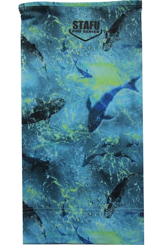 Stafu Pro Bogeyman Shark Blue Lime Bandana Bandana-bn-sbl Çok Renkli