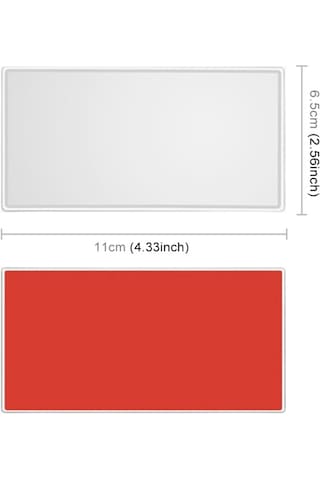 Sones Taşınabilir Araç Güneşliği Makyaj Aynası Paslanmaz Çelik Makyaj Aynası, Boyut: 110 X 65mm
