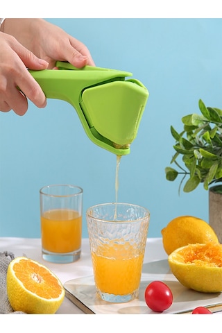 Meyve Suyu Sıkacağı Manuel Yeni Nesil Süzgeçli Katı Meyve Sıkacağı Limon Sıkacağı Plastik Diğer