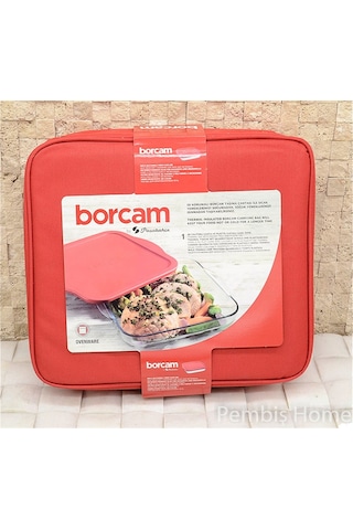 Paşabahçe Borcam Kare Termal Çantalı Kapaklı