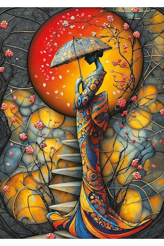 Art Puzzle Sakura Yağmuru 1000 Parça Puzzle
