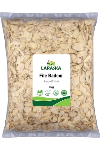 File Badem 1kg Almond Flakes Taze Yeni Mahsül 1 KG