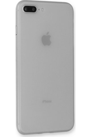 İphone 7 Plus Kılıf Pp Ultra İnce Kapak - Beyaz
