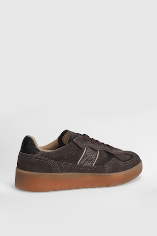Lufian 122230029 Asiya Deri Unisex Sneaker Ayakkabı Kahverengi