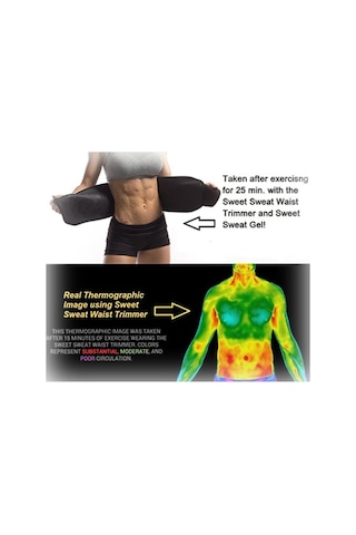 Sweet Sweat Termal Sauna Waist Trimmer Belt Kemer