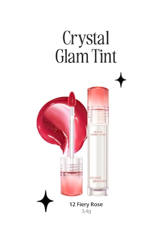 Clio Crystal Glam Tint 12 Fiery Rose 12