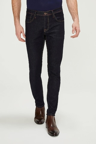 Düz Renk Erkek Kot Pantolon Mavi