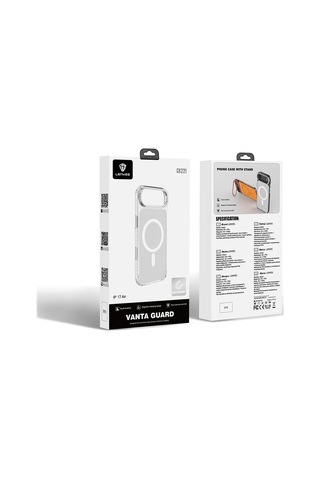 Apple Uyumlu iPhone 17 Air Kılıf M-safe Şarjlı Metal Kamera Çerçeveli Lenyes Ck221 Sert Pc Kapak Şeffaf Şeffaf