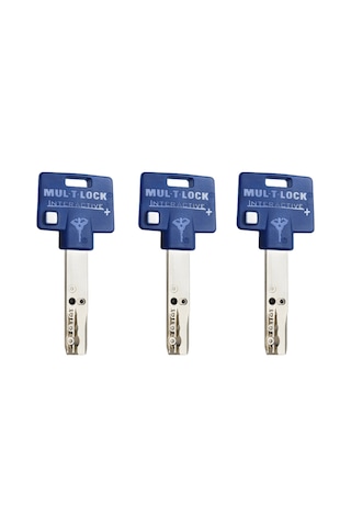 Multlock 7x7 Tuzaklı Barel 3 Anahtarlı Kapı Kilidi 51227202