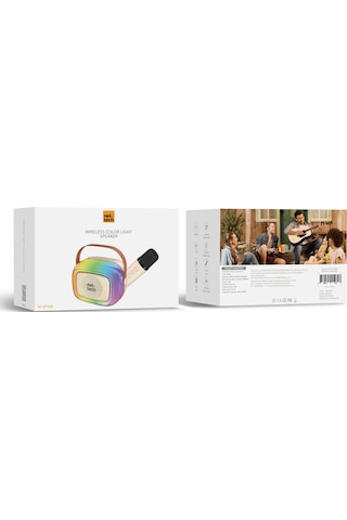 Nettech Nt-bts08 Rgb Karaoke Box Kablosuz Hoparlör - Speaker Bej