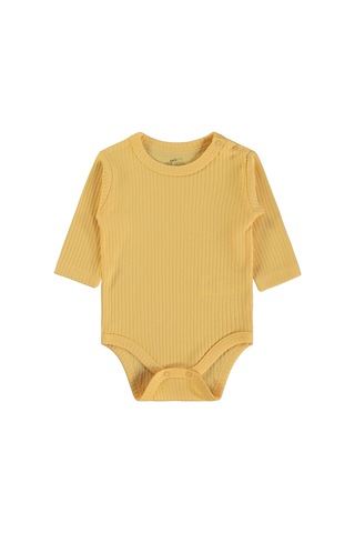 Minidamla Baby Minidamla Uzun Kol Basic 3'lü Set 1-18 Ay Çıtçıtlı Badi - Mavi Koyu Mavi