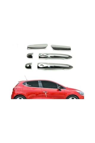 Renault Clio 4 Hb Krom Kapı Kolu 4 Kapı 2012-2019 Sensörlü A+ Kalite
