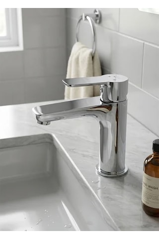Enox Cosmos Lavabo Bataryası Krom - Parlak