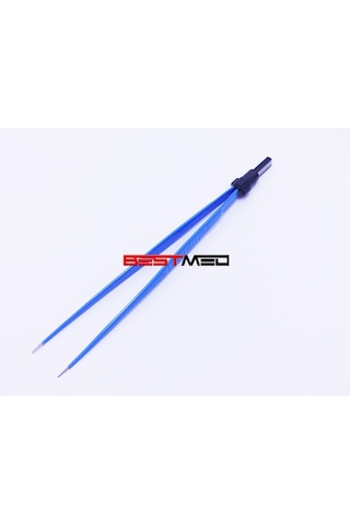 Bipolar Düz Penset 20 Cm x 1 Mm Koter Bipolar Penset