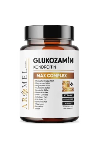 Glukozamin Kondroitin Msm, Max Complex 60 Tablet Uk Formül, Boswellia,bromelain,oleuropei