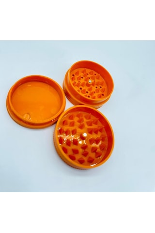 Raw Marka 3parça Turuncu Tütünöğütücü Parçalayıcı Grinder//53mm