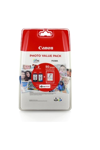 Canon Pixma E414 Kartuş / Canon PG46 / CL56 Paket Kartuş