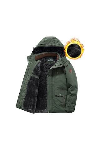 Pasifix Erkek Kalın Günlük Pamuklu Mont 001