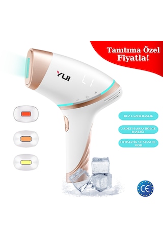 Yui Iplv15 Pro 3 Başlıklı Buz Lazer Epilasyon Cihazı