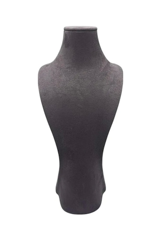 Yerli Üretim Adonis Model Sardunya Kumaş Füme Renk Boy 38cm Kolye Takı Sergileme Mankeni Çok Renkli