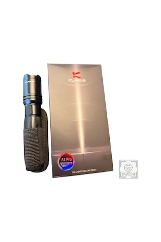Klarus A1 Pro - 1300 Lümen Taktik El Feneri Kılıf Hediyeli Siyah