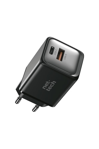 Nettech Nt-hch08 Gan Prime 45w Şarj Aleti Siyah