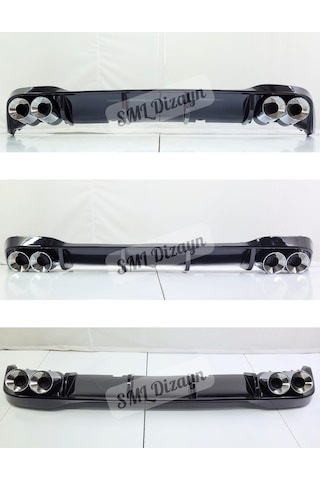 Volkswagen Golf 8 2021+ Egzoz R Difüzör-difizör Plastik