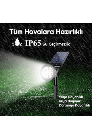 Exeo Solar Rgb Led Bahçe Aydınlatma Güneş Enerjili Lamba 1 Adet