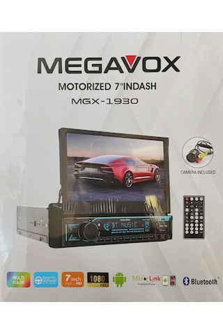 Megavox Mgx-1930 Motorızed 7"ındash Teyp
