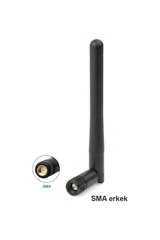 Sma Erkek Konnektörlü Modem Anteni 2.4ghz 3dbı Anten