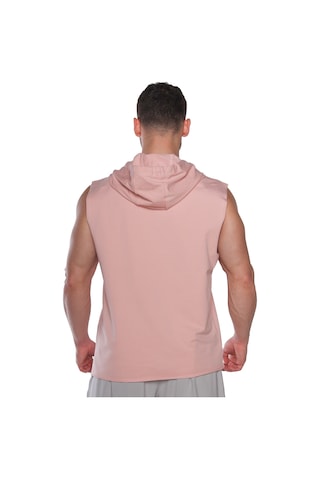 Musclecloth Training Club Kapüşonlu Kolsuz Sweatshirt Somon Somon