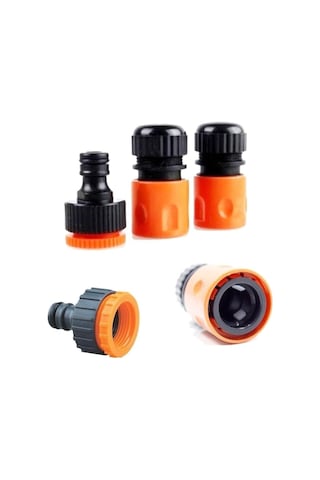 Medalyan 1/2" Hortum Musluk Bağlantı Adaptörü 2 Adet + 1/2-3/4" Musluk Adaptörü