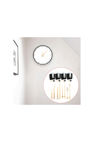 Homyl Duvar Saati Hareketleri Mekanizması Yatak Akçaağaç Akçaağaç Çok Renkli