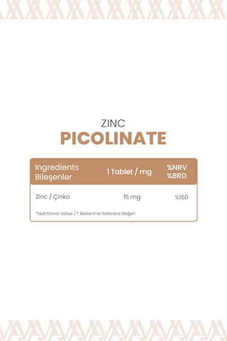 Vitacare Zinc Picolinate 120 Tablet