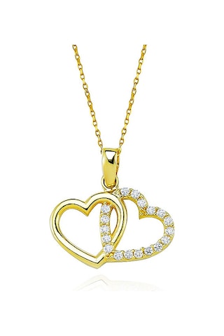 Glorria Glorria Altın Kalp Kolye - Hediye Seti