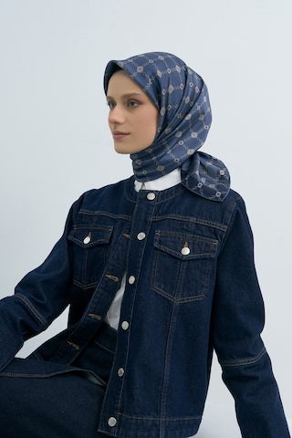 Armine Saf İpek Sura Eşarp-2026 İlkbahar-yaz- 953000d Lacivert