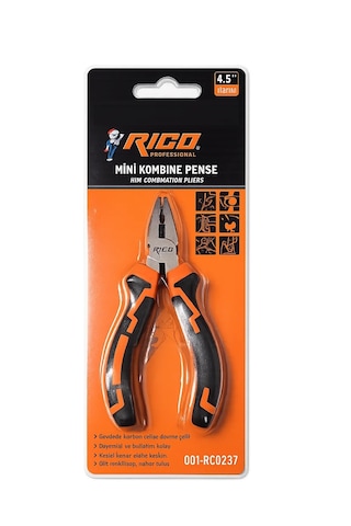 Rico Mini Pense Seti Kargaburun Yankeski Kerpeten 4 Parça 115mm