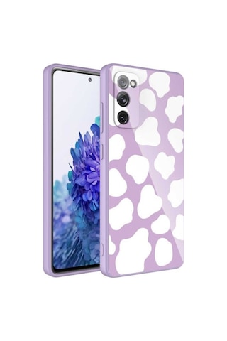 Galaxy S20 Fe Kılıf Kamera Korumalı Desenli Sert Silikon Zore Epoksi Kapak NO6