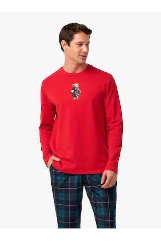 Blackspade Erkek Polar Pijama Takımı 40979 - Kırmızı