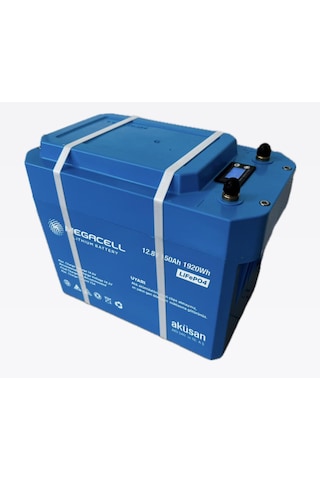 Megacell 12.8v 150ah Lifepo4 Lityum Akü - Abs Kasa -bluetoothlu